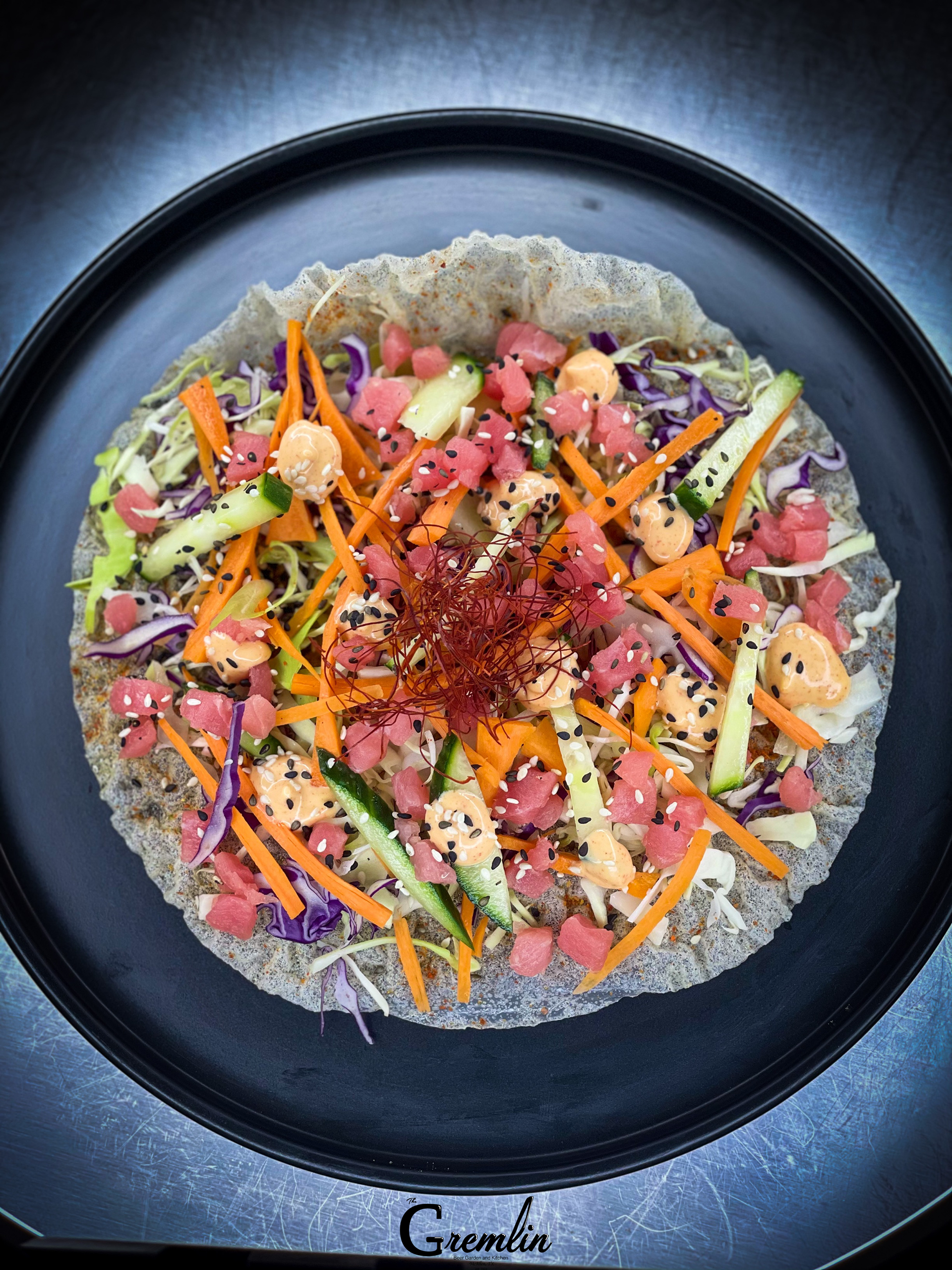 Tuna Tostada
